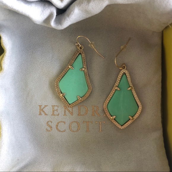 Kendra Scott Mint Alex Earrings - Picture 3 of 3